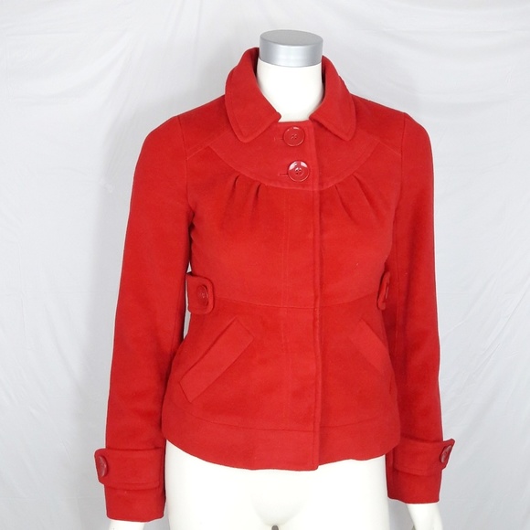 Tulle Jackets & Blazers - Tulle Peacoat Jacket